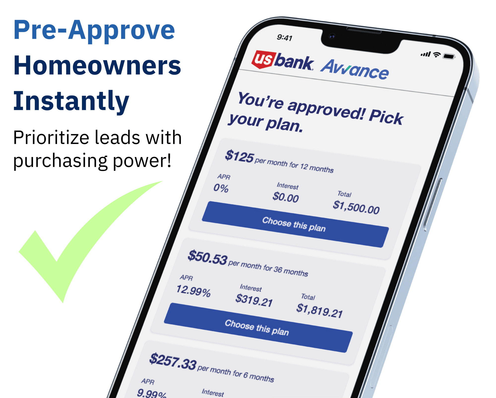 pre-approve avvance pre-approve avvance