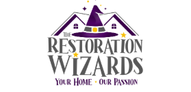 The Restoration Wizards logo